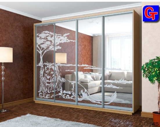 Шафа купе 2800*450*2200 в Києві - Зображення 3