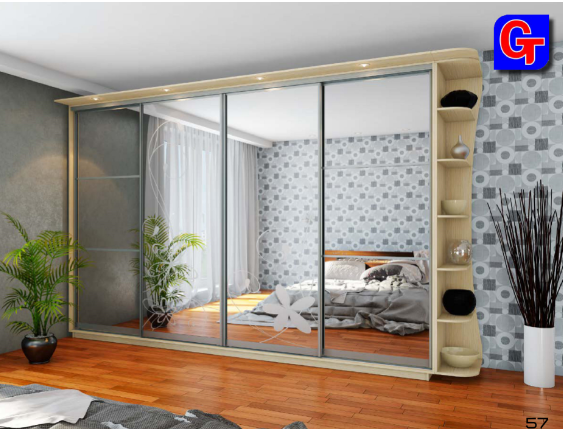 Шафа купе 2800*450*2200 в Києві - Зображення 5