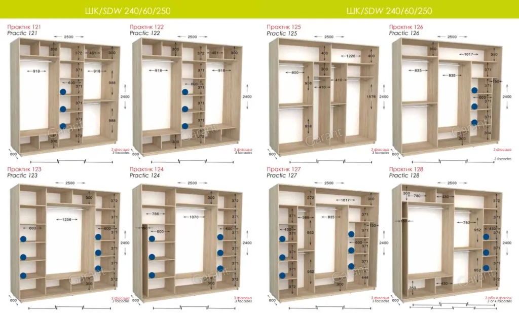 шкаф-купе-практик 250