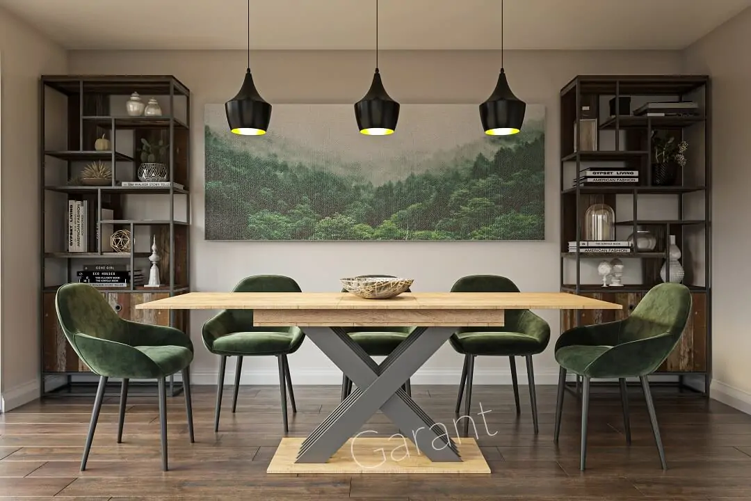 Розкладний обідній стіл Кросс в Києві - Зображення 3