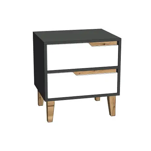 Приліжкова тумба WOOD 2Ш в Києві